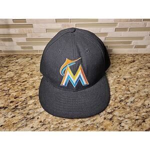 Miami Marlins Hat New Era 59FIFTY Cap Fitted size 7 5/8 MLB Baseball